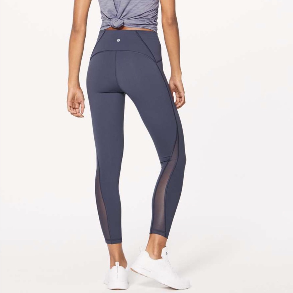 NWOT Lululemon Train Times 7/8 Pant Shadow Blue